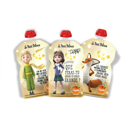 Lot of 3 water bottles reusable Squiz the Little Prince Stars Lot of 3 water bottles reusable Squiz the Little Prince Stars