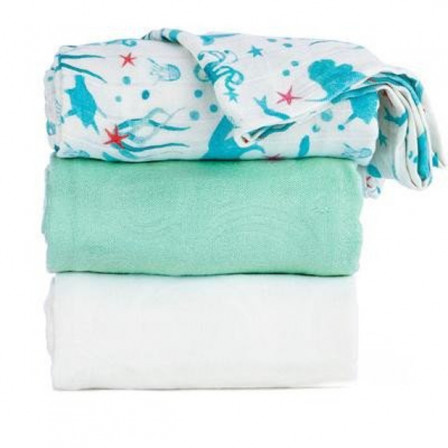 Blanket lot de 3 maxi langes Tula Naida Blanket lot de 3 maxi langes Tula Naida