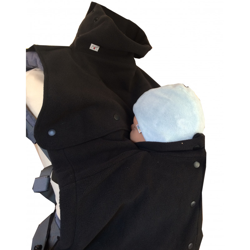 Mam babywearing cover cold weather insert black Naturiou