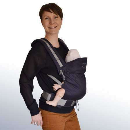 Ling Ling d'Amour P4 Babysize Prune - Porte-bébé Ling Ling d'Amour P4 Babysize Prune - Porte-bébé