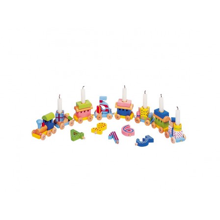 Train anniversaire en bois goki Train anniversaire en bois goki
