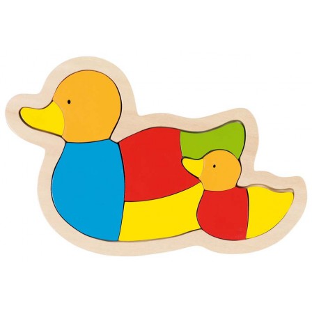 Puzzle wooden family duck by Goki Puzzle wooden family duck by Goki