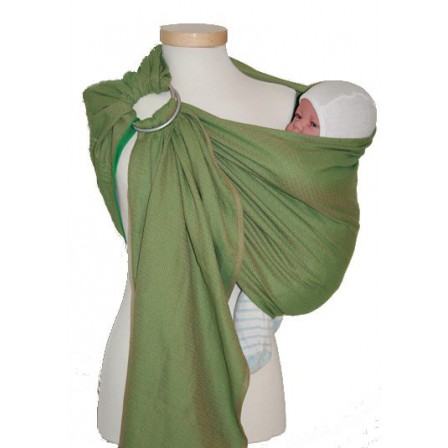 Storchenweige LEO verte écharpe RingSling Storchenweige LEO verte écharpe RingSling