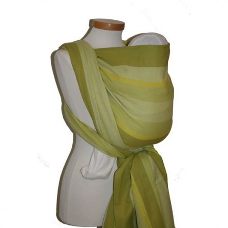 Echarpe de portage Olivia coton bio vert Echarpe de portage Olivia coton bio vert