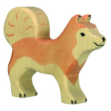 Chien Husky en bois Holztiger Chien Husky en bois Holztiger