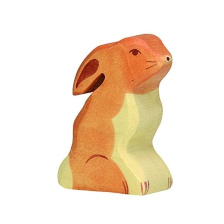 Lapin assis Holztiger Lapin assis Holztiger