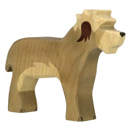Chien Bobtail en bois Holztiger Chien Bobtail en bois Holztiger