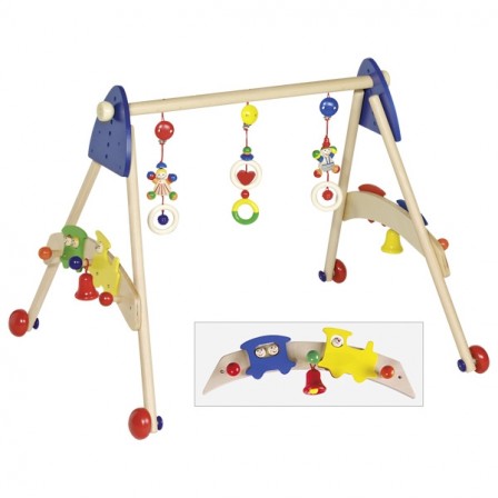 Portico activity on wheels with train Portico activity on wheels with train