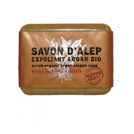 Savon d'Alep exfoliant Argan bio tadé Savon d'Alep exfoliant Argan bio tadé