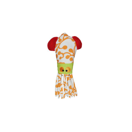 Doudou viens tu Oscar le Calamar en coton bio Doudou viens tu Oscar le Calamar en coton bio