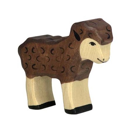 Agneau noir en bois Holztiger Agneau noir en bois Holztiger