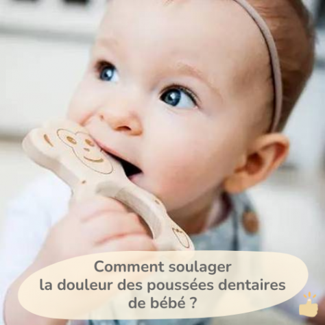 Anneau de dentition bébé pour soulager les douleurs dentaires