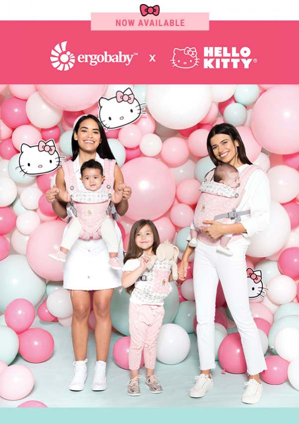 Ergobaby devient Kawaii et propose une nouvelle gamme de porte-bébé Hello Kitty 