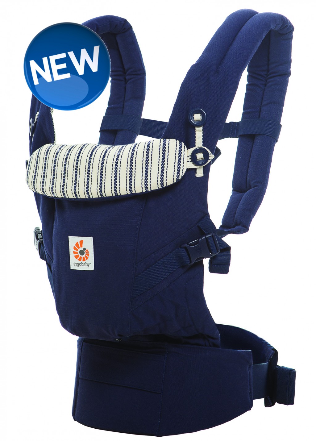 Ergobaby : Adapt Bleu Amiral et Azur, 360 perles de pluie et azur, Original Lune