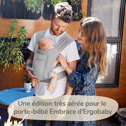 Une édition très aérée pour le porte-bébé Embrace d'Ergobaby