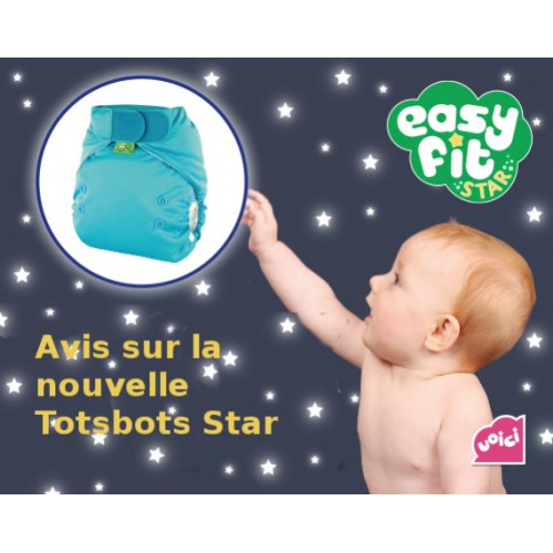 Avis sur la couche lavable Tosbots Easyfit V5 Star