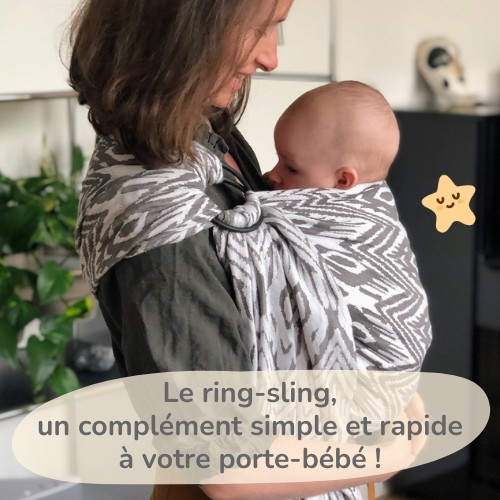 Le ring sling, un complément simple et rapide à votre porte-bébé