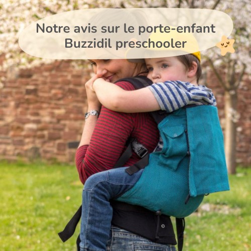 Notre avis sur le porte-enfant Buzzidil Preschooler