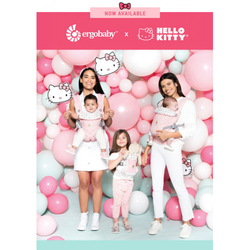 Ergobaby devient Kawaii et propose une nouvelle gamme de porte-bébé Hello Kitty 